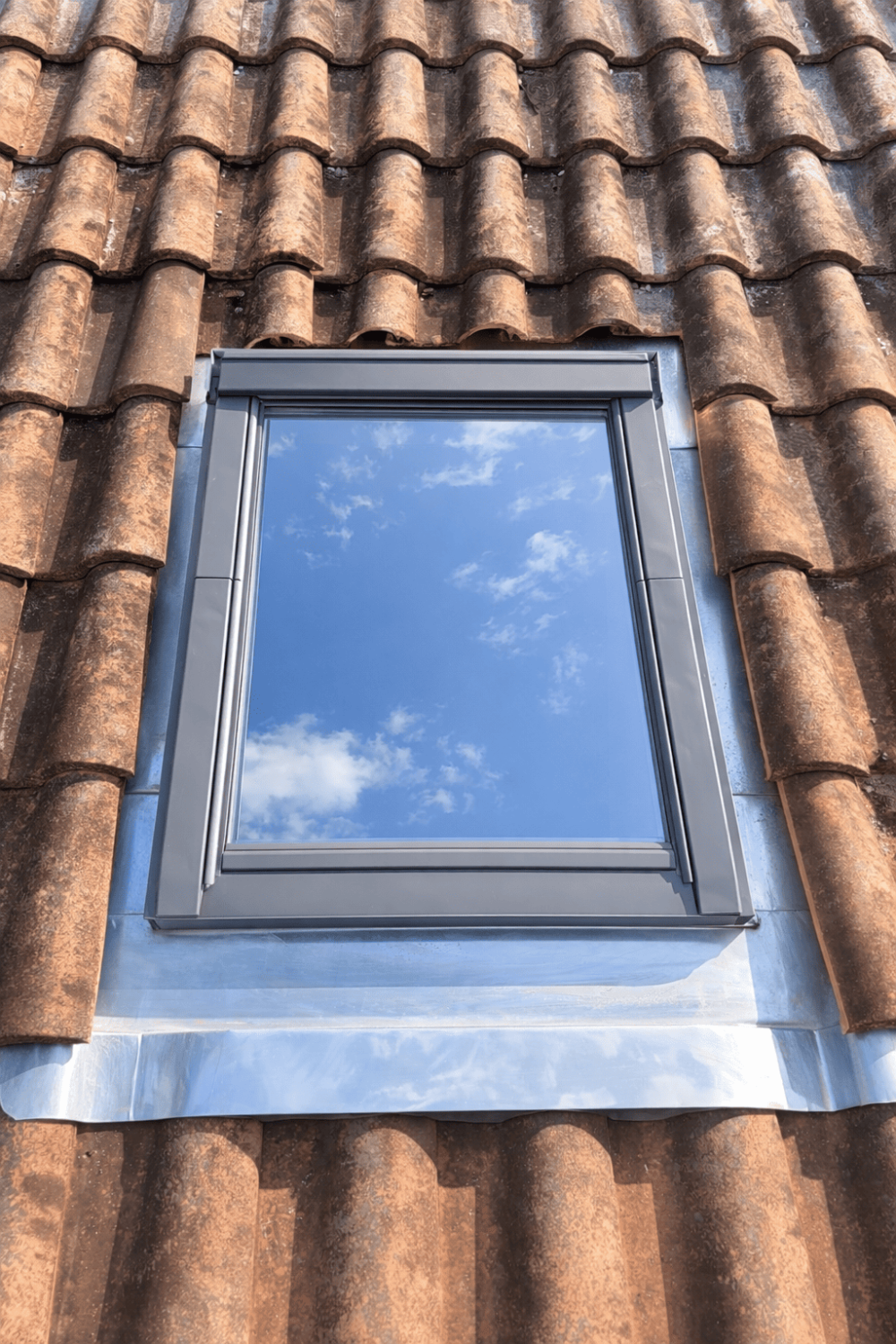 changement d’un entourage Velux par un entourage de Velux en zinc sur bordeaux Chartrons